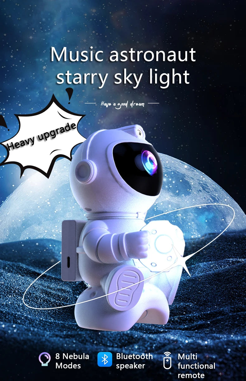 Projecteur Astronaute LED avec Bluetooth