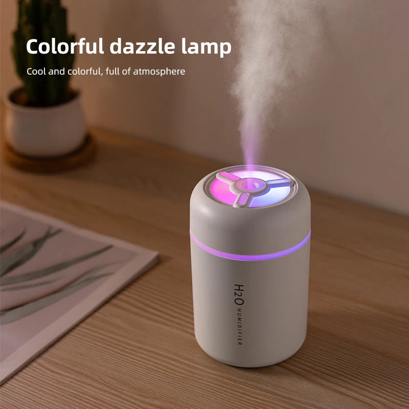 Humidificateur USB avec lumière d'ambiance LED