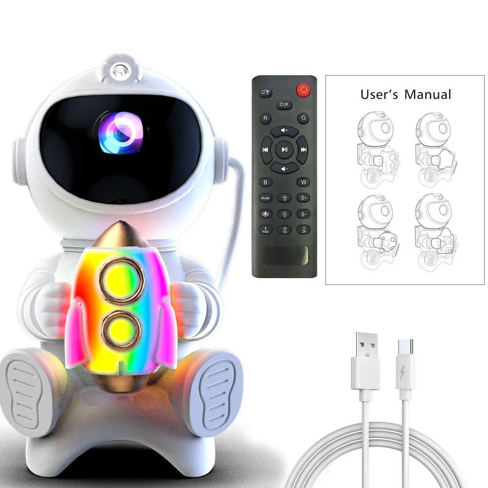 Projecteur Astronaute LED avec Bluetooth