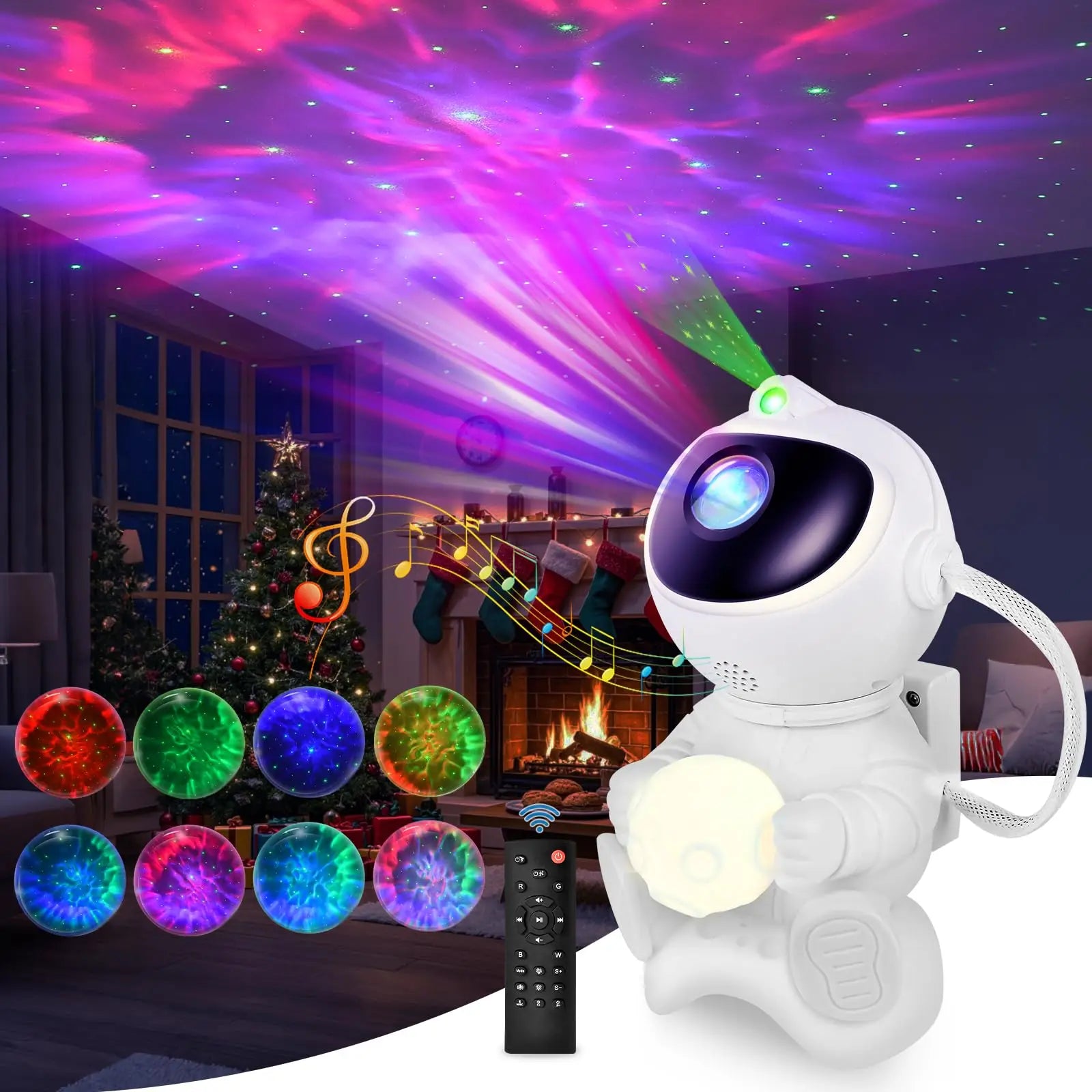 Projecteur Astronaute LED avec Bluetooth
