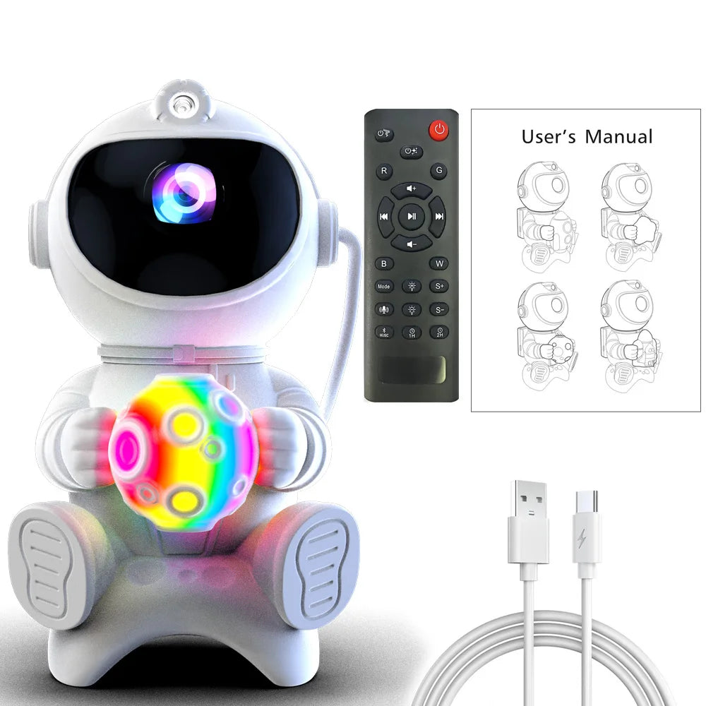 Projecteur Astronaute LED avec Bluetooth
