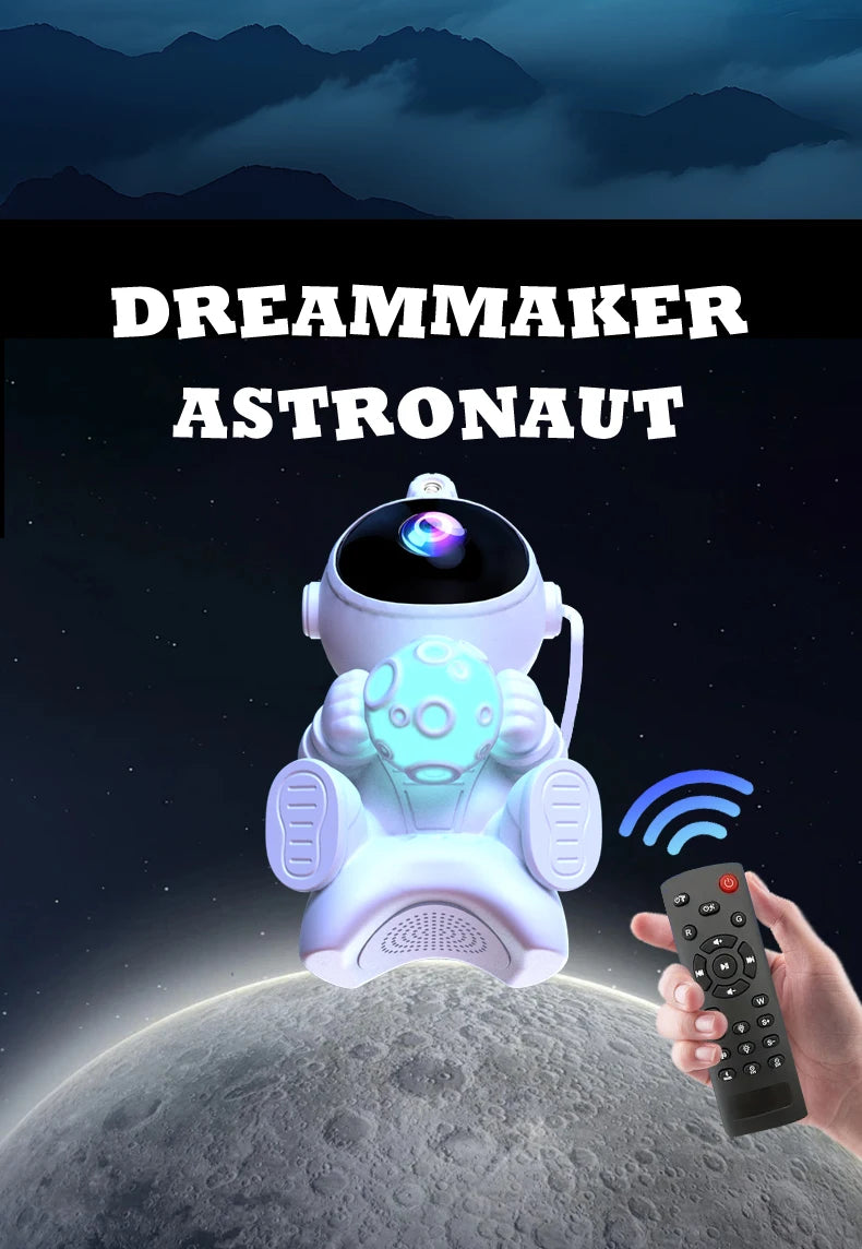 Projecteur Astronaute LED avec Bluetooth