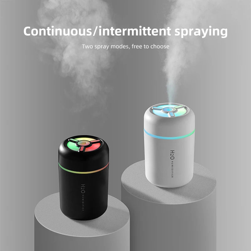 Humidificateur USB avec lumière d'ambiance LED