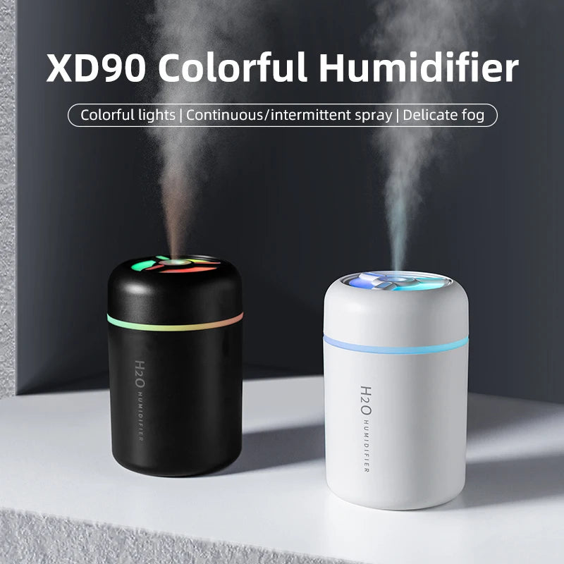Humidificateur USB avec lumière d'ambiance LED