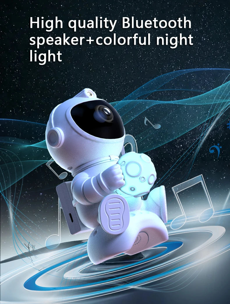 Projecteur Astronaute LED avec Bluetooth