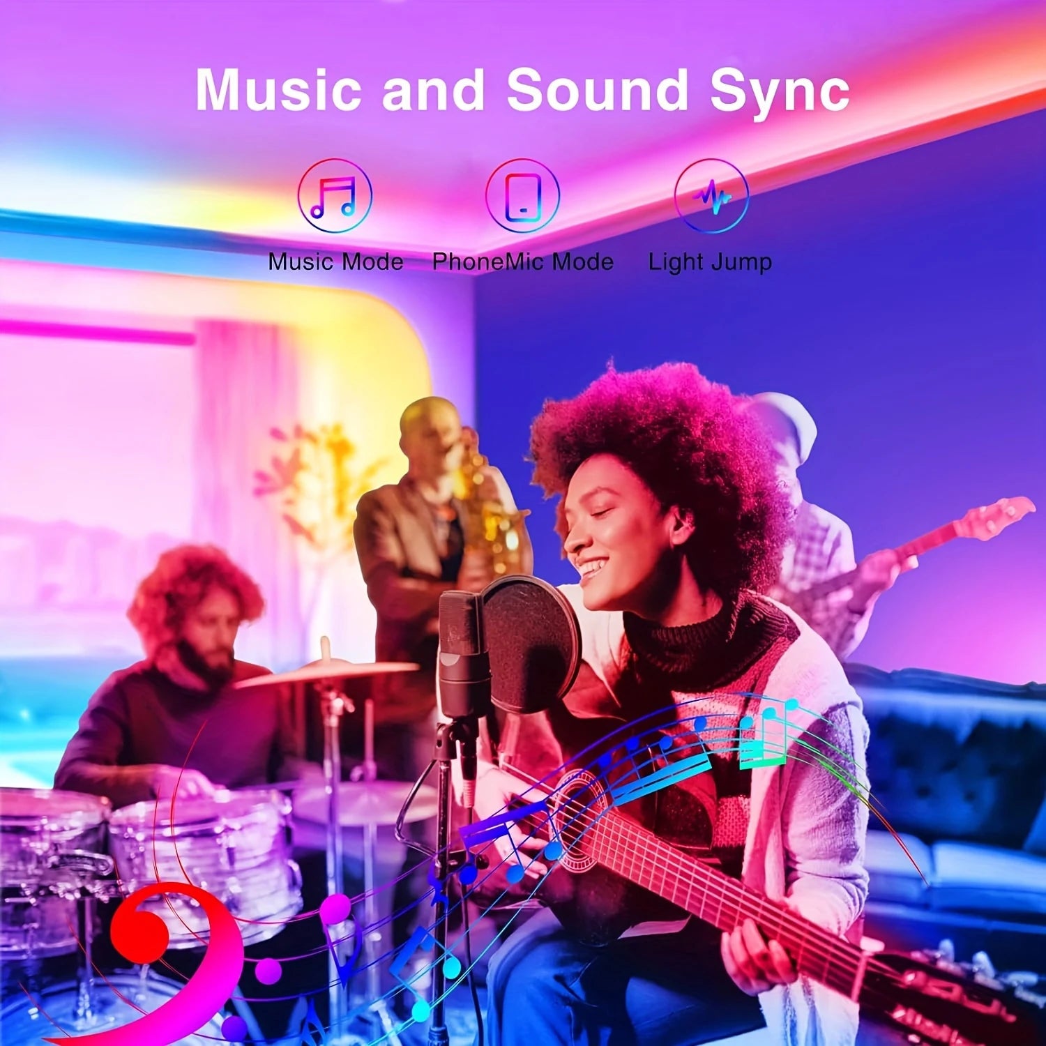 RGB LED Strip with Music Sync